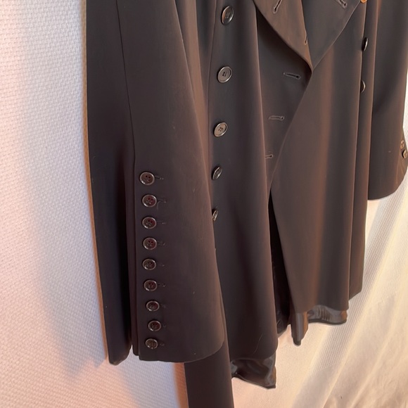 Vintage 90s Norma Kamali 18008 Kamali Wool Coat Dress - Picture 13 of 15